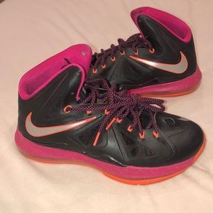 Nike Lebron X Elite Floridian Black Fireberry